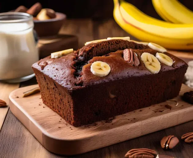 The best banana bread recipe with brownie